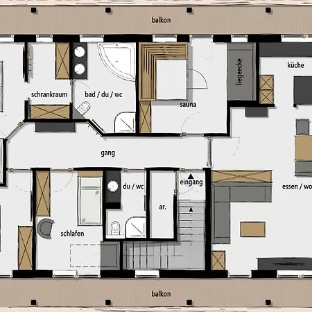 Apartmán Apart Garni Hax'n Tenne Serfaus